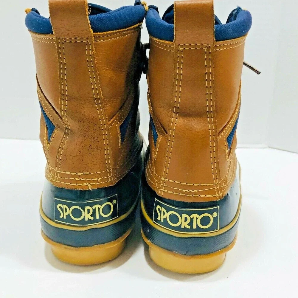 Sporto Mens Thermolite Duck Ankle Boots Insulate Waterproof Chores All Weather 9